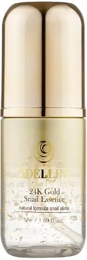 Сироватка для обличчя Adelline 24k Gold Snail Essence з муцином равлика й золотом, 50 мл