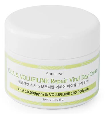 Крем для лица Adelline Cica Volufiline дневной с центеллой и волюфилином, 50 мл
