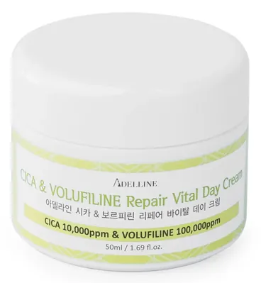 Крем для обличчя Adelline Cica Volufiline денний з центелою та волюфіліном, 50 мл