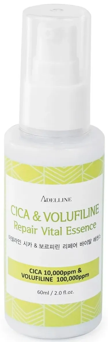 Сироватка для обличчя Adelline Cica Volufiline Repair Vital Essence з центелою та волюфіліном, 60 мл