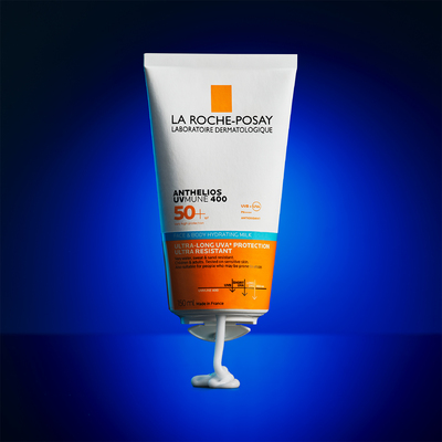 Молочко La Roche Posay Anthelios UVMune 400 SPF50+ сонцезахисне водостійке зволожувальне для дітей та дорослих, 150 мл