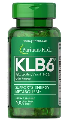 Комплекс Puritan's Pride KLB6, 100 м'яких капсул