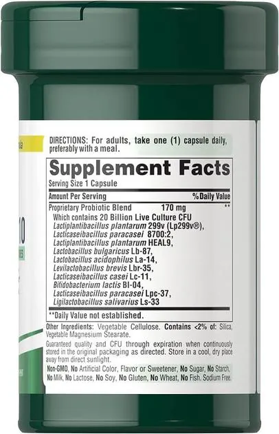 Преміум пробіотик 10 Puritan's Pride Premium Probiotic 10, 30 капсул