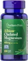 Хелатний магній Albion Puritan's Pride Albion Chelated Magnesium 400 мг, 100 капсул