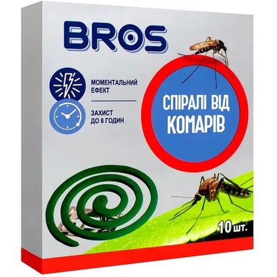 Спирали от комаров Bros, 10 штук
