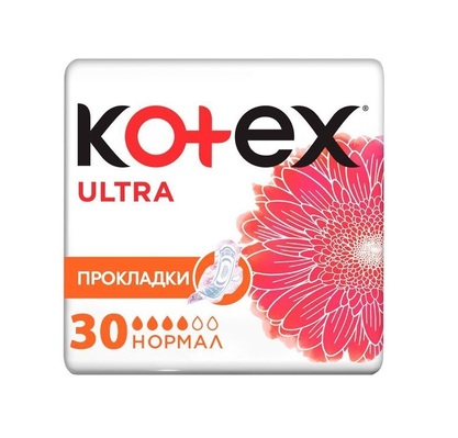 Прокладки гигиенические Kotex Ultra Normal, 30 шт