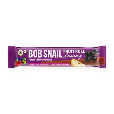 Цукерки Bob Snail Fruit Roll Looong яблуко-смородина, 15 г