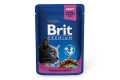 Корм влажный для кошек Brit premium Pouches with chicken and turkey с курицей и индейкой, 100 г