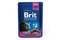 Корм вологий для котів Brit premium Pouches with chicken and turkey з куркою та індичкою, 100 г