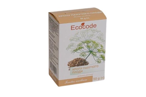 Укропа плоды Ecocode, 50 г