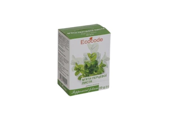 Мяты перечной листья Ecocode, 50 г