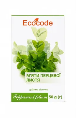 М'яти перцевої листя Ecocode, 50 г