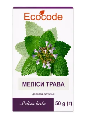 Меліси трава Ecocode, 50 г