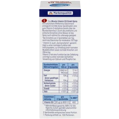 Вітамін D3 Mivolis Vitamin D3 спрей, 30 мл