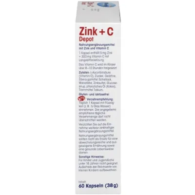 Добавка Mivolis Zink+ C Depot, 60 капсул
