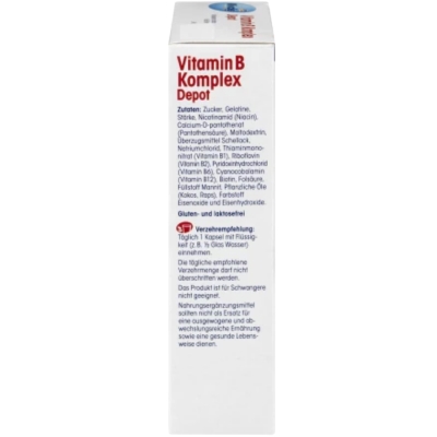 Витамин B Комплекс Mivolis Vitamin B Complex Depot, 60 капсул