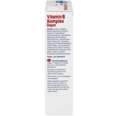 Вітамін B Комплекс Mivolis Vitamin B Complex Depot, 60 капсул