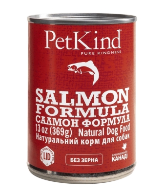 Консервы для собак PetKind Salmon Formula с диким лососем, 369 г