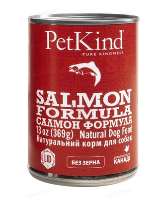 Консерви для собак PetKind Salmon Formula з диким лососем, 369 г
