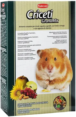 Корм основний комплексний Padovan GrandMix Criceti для хом'яків, мишей і піщанок, 400 г