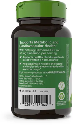 Берберин з корицею Nature's Way Berberine With Cinnamon, 60 капсул