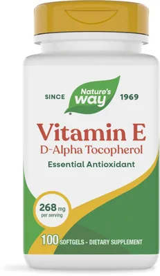 Вітамін Е Nature's Way Vitamin E, 100 м'яких капсул