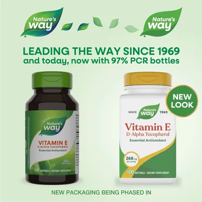 Вітамін Е Nature's Way Vitamin E, 100 м'яких капсул