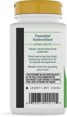 Вітамін Е Nature's Way Vitamin E, 100 м'яких капсул