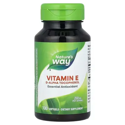 Вітамін Е Nature's Way Vitamin E, 100 м'яких капсул