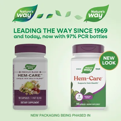 Здоров'я вен Nature's Way Hem-Care, 90 капсул