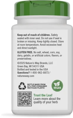 Імбиру корінь Nature's Way Ginger Root, 100 вегетаріанських капсул