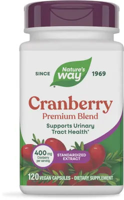 Журавлина Nature's Way Cranberry Premium Blend, 120 веганських капсул