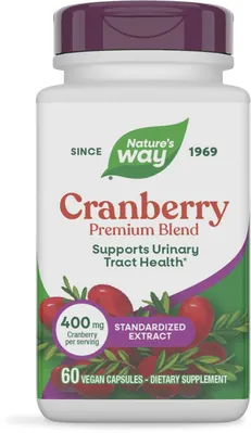 Журавлина Nature's Way Cranberry Premium Blend, 60 веганських капсул