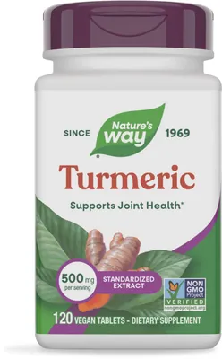 Куркума Nature's Way Turmeric, 120 веганських таблеток