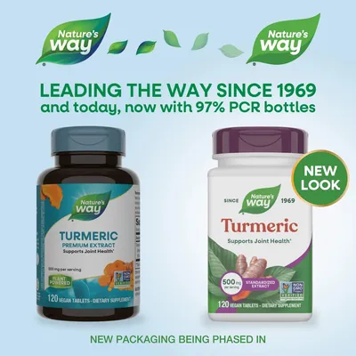 Куркума Nature's Way Turmeric, 120 веганських таблеток