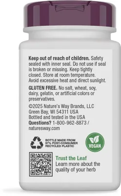 Куркума Nature's Way Turmeric, 120 веганських таблеток