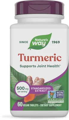 Куркума Nature's Way Turmeric, 60 веганських таблеток