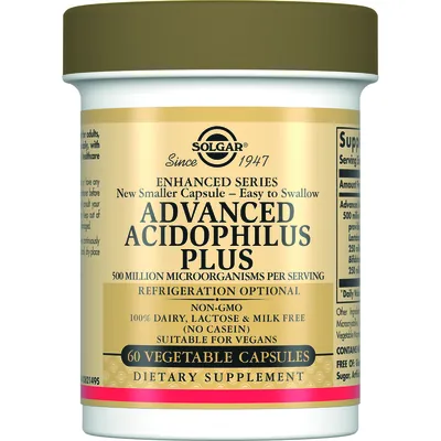 Ацидофілус плюс Solgar Advanced Acidophilus Plus вег. капсули №60