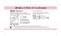 Катетер внутрішньовенний BD Nexiva закритого типу з роз'ємом MaxZero 20 G 1.75IN 1.1 x 45 мм