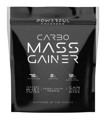 Гейнер Powerful Progress Carbo Mass Gainer лісові ягоди, 4 кг