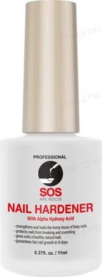Засіб для нігтів Sos Nail Rescue Зміцнювач нігтів з альфа-гідроксікислотою, 11 мл