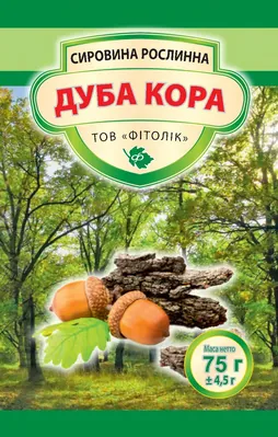 Дуба кора Фітолік, 75 г