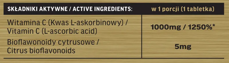 Вітамін C з біофлавоноїдами Immune Labs Vitamin C with bioflavonoids, 100 таблеток