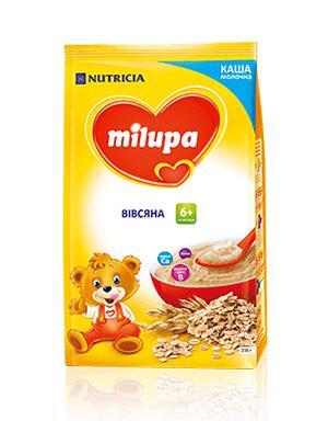 Каша молочна Milupa вівсяна для дітей з 6 місяців, 210 г