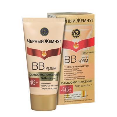 ВВ-крем Чорний Жемчуг Самоомолодження  46+ для всіх типів шкіри обличчя, 45 мл