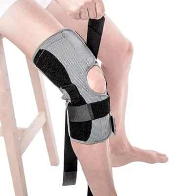 Бандаж на колінний суглоб Orthoteh Knee Brace Long ORT-90102 посилений, розмір XL