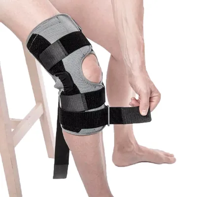 Бандаж на колінний суглоб Orthoteh Knee Brace Long ORT-90102 посилений, розмір XXL