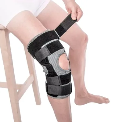 Бандаж на колінний суглоб Orthoteh Knee Brace Long ORT-90102 посилений, розмір XXL plus