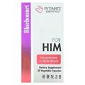 Комплекс для мужчин Bluebonnet Nutrition Intimate Essentials for Him Testosterone Libido Boost, 30 растительных капсул