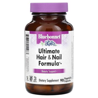 Комплекс Формула для волос и ногтей Bluebonnet Nutrition Ultimate Hair & Nail Formula, 90 гелевых капсул